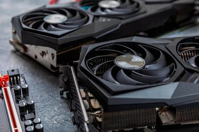 Ilustrasi kartu grafis (GPU) dedicated. Foto: Shutterstock