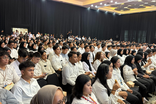 Acara Kick Off Program Pemagangan Nasional Batch 2 di Gedung Vokasi Kemnaker, Jakarta, Rabu (23/9/2026). Foto: Najma Ramadhanya/kumparan