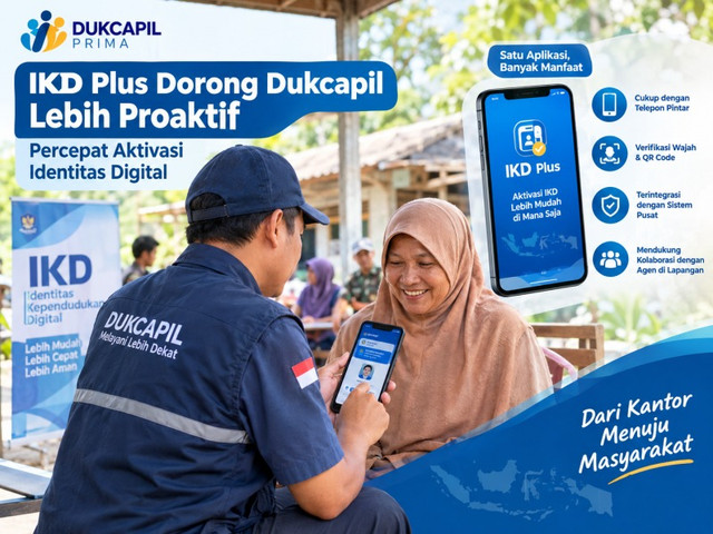 IKD Plus dirancang untuk menjawab tantangan mobilitas layanan aktivasi IKD di lapangan. Fokus utama Ditjen Dukcapil saat ini adalah mempercepat skalabilitas aktivasi IKD secara masif. Foto: Dok. Kemendagri