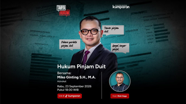 Tanya Hukum bersama Miko Ginting S.H., M.A. Foto: Dok. kumparan