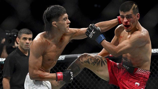 Ilustrasi Bilal Hasan vs Luis Gurule kapan tanding di UFC 334? Foto: AFP/Jade Gao