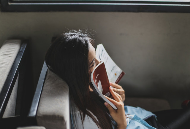 Ilustrasi Membaca Buku (Sumber: https://pixabay.com/photos/woman-book-reading-gray-book-4178187/)