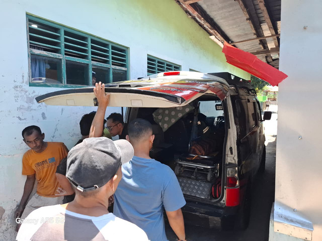 Suparjo, warga Desa Blimbing, meninggal dunia. Foto: Dokumentasi Relawan