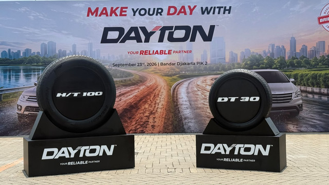 Bridgestone Tire Indonesia meluncurkan merek Dayton di PIK 2, Rabu (23/9/2026). Foto: Arya Ahyani Fadianur/kumparan
