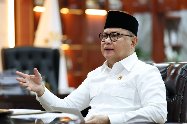 Menteri P2MI Mukhtarudin saat memberikan sambutan pada Sosialisasi Program P3KLN yang digelar secara daring, Selasa (22/9/2026). Foto: Dok. Istimewa