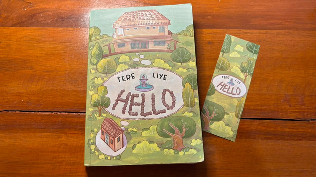 Novel Hello. Sumber : Dokumentasi Pribadi Penulis.