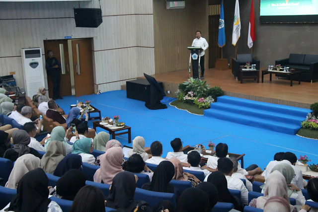 Politeknik Kesejahteraan Sosial (Poltekesos) Bandung gelar seminar nasional terkait layanan pendampingan spiritual dan kemanusiaan (chaplaincy) guna perkuat kesejahteraan sosial, Rabu (23/9/2026). Foto: Dok. Kemensos