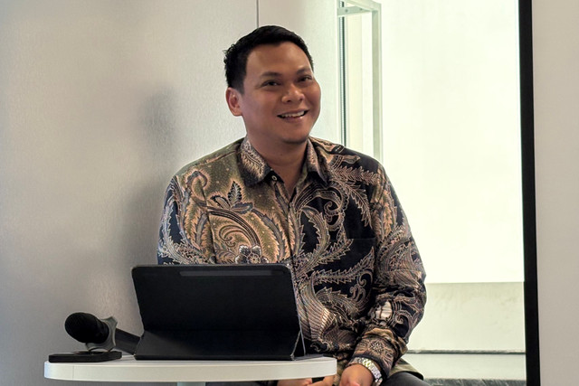 Division Head Property Management Division MRT Jakarta Muchamad Iqbal Bimo Arifianto saat kelas MRTJ Fellowship Program 2026, Kamis (24/9/2026). Foto: Fariza Rizky Ananda/kumparan