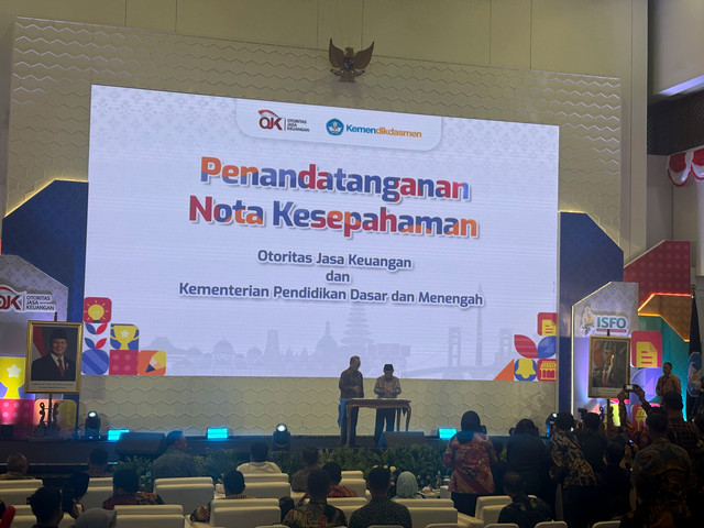 Puncak acara ISFO di Kantor Kemendikdasmen, Jakarta pada Kamis (24/9/2026). Foto: Argya D. Maheswara/kumparan