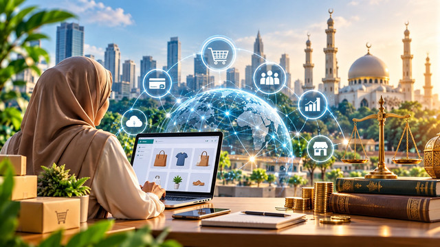 chat gpt : ilustrasi ekonomi digital dalam presopektif syariah