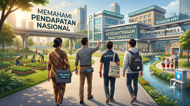 AI Generated: Pendapatan nasional dan kesejahteraan masyarakat
