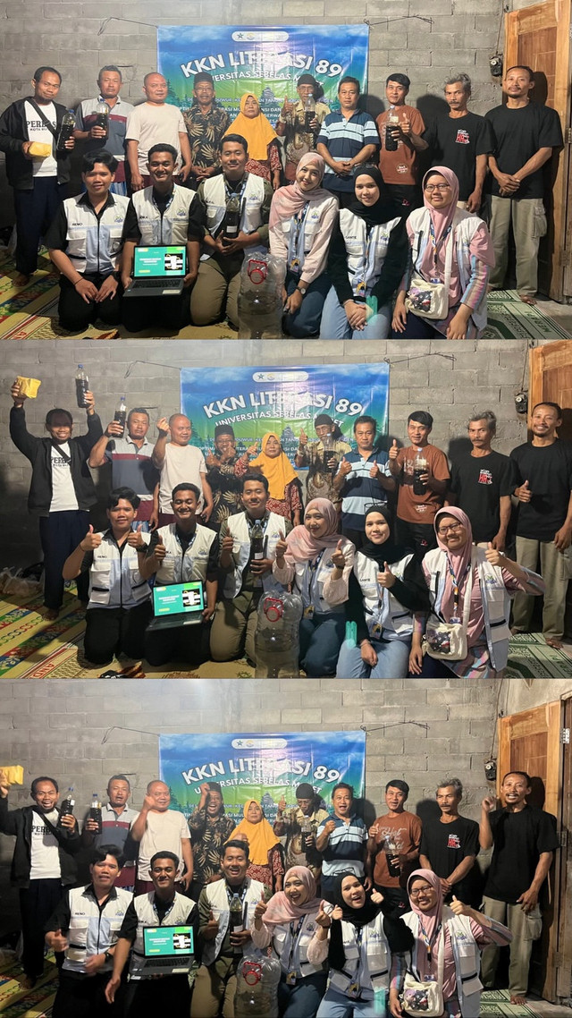 Foto Bersama peserta sosialisasi pembuatan Eco Enzyme (sumber: Dokumentasi KKN UNS Literasi 89)