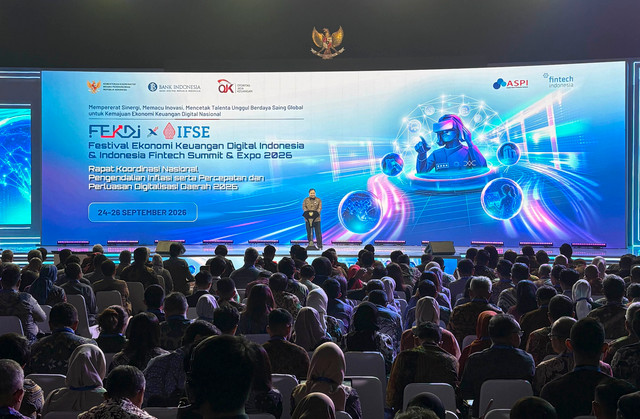 Festival Ekonomi Keuangan Digital Indonesia & Indonesia Fintech Summit and Expo (FEKDI x IFSE 2026). Foto: Nur Pangesti/kumparan