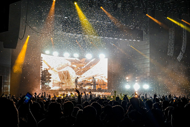 Ilustrasi Pestapora 2026 mulai jam berapa, foto bukan festival musik yang sebenarnya: Unsplash/Zachary Smith