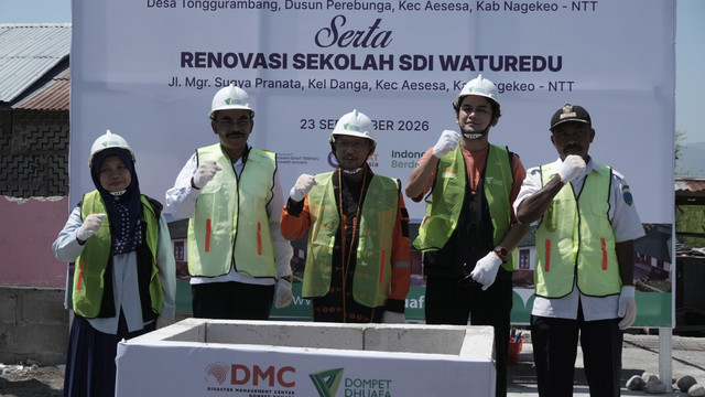 Dompet Dhuafa turut memberikan dukungan renovasi SD Inpres Waturedu, Kecamatan Aesesa, Kabupaten Nagekeo. Upaya ini diarahkan untuk membantu memulihkan fasilitas pendidikan sekaligus mendukung keberlanjutan proses belajar anak-anak di wilayah terdampak.