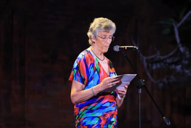 Presiden IAWP Julia Jaeger sampaikan apresiasi atas dukungan Polri dalam menyukseskan Konferensi IAWP 2026 di Bali yang jadi ruang edukasi dan inspirasi bagi polwan global, Kamis (24/9/2026). Foto: Dok. Polri