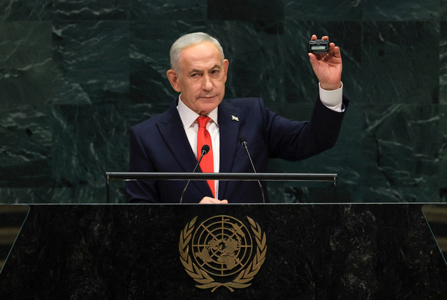 Perdana Menteri Israel Benjamin Netanyahu . Foto: Timothy A. Clary/AFP