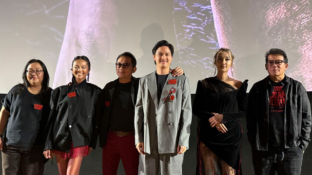 Konferensi Pers Film Lobang Buaya di Kawasan Kuningan, Jakarta Selatan. Foto: Aprilandika Pratama/kumparan