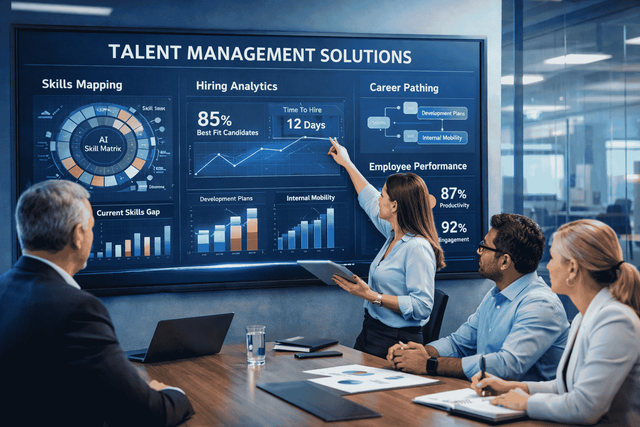 Talent Management Solutions for Future-Ready Workforce. Sumber: Ilustrasi dibuat dengan bantuan Artificial Intelligence (AI), 2026.