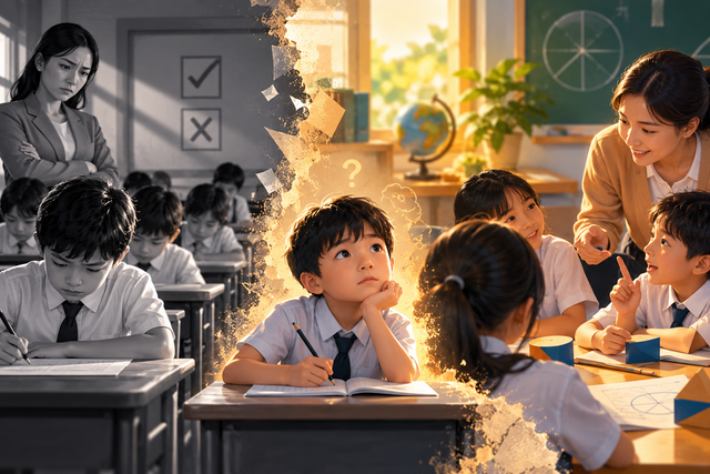 Foto: Ilustrasi Pembelajaran di Dalam kelas (Diolah Oleh Penulis)