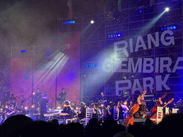 Erwin Gutawa siapkan tribute khusus untuk Guruh Soekarnoputra di Pestapora, Sabtu (26/9/2026). Foto: Salsha Okta Fairuz/kumparan
