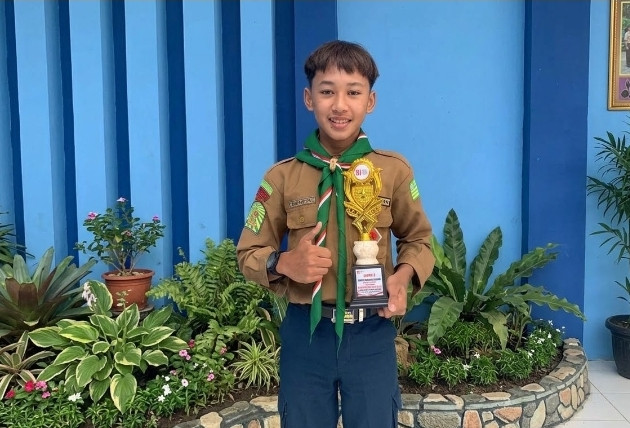 Friski Kantata Jati Murid Kelas IX B MTs Muhammadiyah 2 Kedungadem (Istimewa)