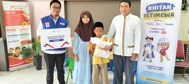 Program Khitan Gratis kembali digelar oleh Klinik Utama Metro dan DT Peduli Kuningan (Sumber: DT Peduli)