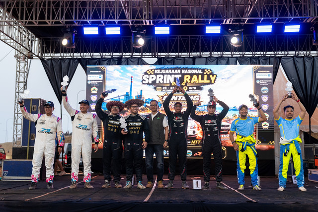TOYOTA GAZOO Racing Indonesia Pertahankan Gelar Juara Nasional Rally & Sprint Rally 2025-2026 bersama GR Yaris Rally2. Foto: Toyota Astra Motor
