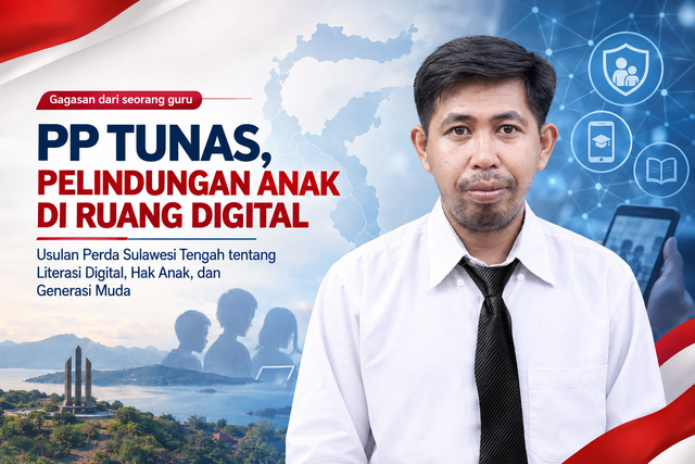 Guru pengusul Rancangan Peraturan Daerah (Perda) tentang perlindungan generasi muda dari risiko penyalahgunaan teknologi digital di Sulawesi Tengah. Usulan tersebut mendorong penguatan literasi digital, perlindungan anak, pemenuhan hak anak, serta terciptanya ruang digital yang lebih aman bagi generasi muda.