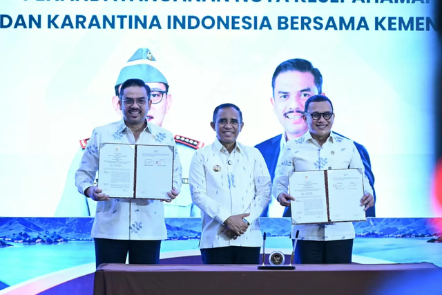 Gubernur Sulawesi Tengah Anwar Hafid dorang pelaku usaha meningkatkan kesiapan produk agar mampu memenuhi standar dan masuk ke pasar ekspor. (BIRO ADPIM SULTENG)