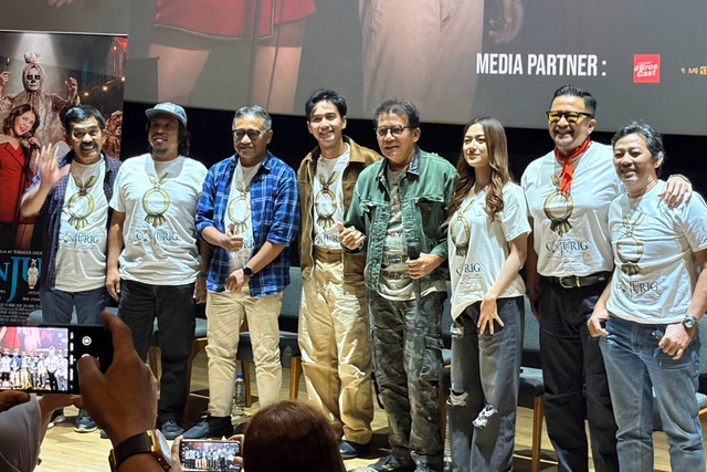 Jumpa pers film Conjurig di Sudirman, Jakarta Pusat, Senin (28/9/2026). Foto: Vincentius Mario/kumparan