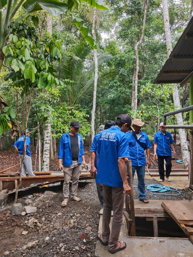 Lokasi PAMSIMAS Banyu Mudal di lahan milik Pak Bisri (Kadus Bosor), Desa Kembaran Wetan, Kecamatan Kaligondang, Purbalingga.Foto istimewa.