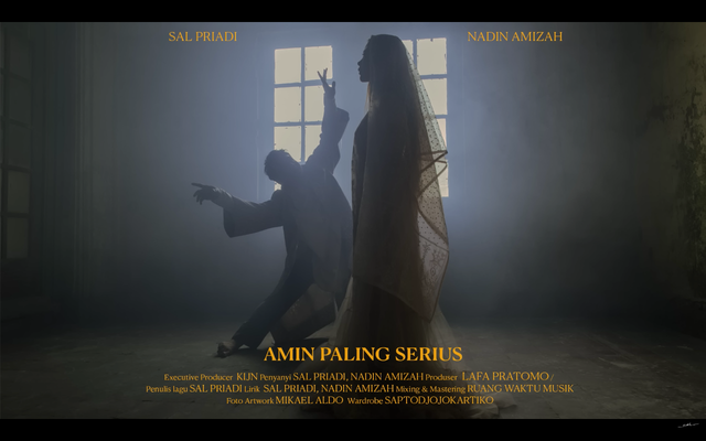 Sal Priadi dan Nadin Amizah, "Amin Paling Serius". Source: https://youtu.be/ZRMDxjRdJV8?si=PtAg9hz0-3o6gUsZ