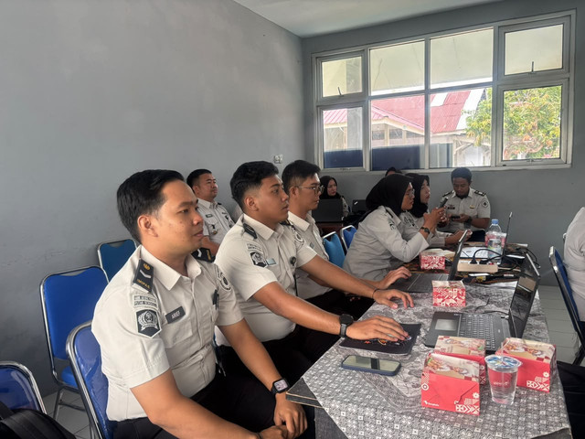 Petugas Rutan Bengkulu Ikuti Bimtek Percepatan dan Pemutakhiran Dokumen Manajeme