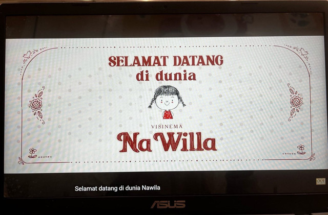 Foto diambil penulis saat sedang menonton film Na Willa