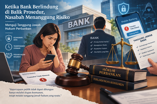Ilustrasi nasabah yang lagi bingung dalam kasus perbankan. Foto: Generate By AI