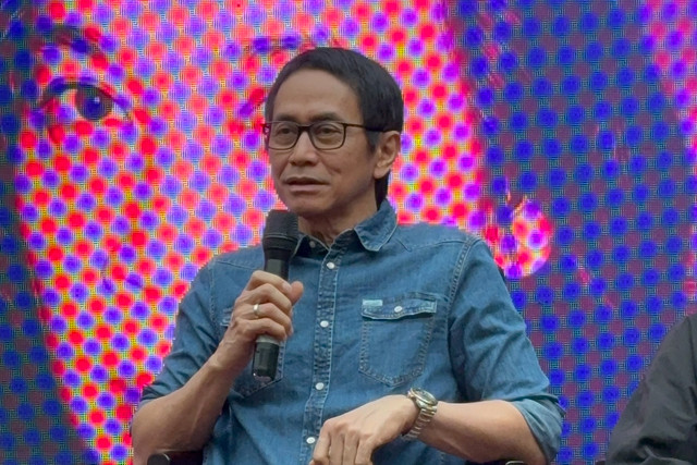Musisi Addie MS saat Ditemui di Kawasan Jakarta Selatan. Foto: Aprilandika Pratama/kumparan