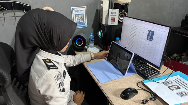 Rutan Bengkulu Ikuti Zoom Pelaporan serta Pengecekan dan Pemutakhiran Data 