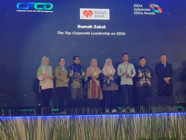 Rumah Zakat Raih Enam Penghargaan Indonesian SDGs Awards 2026.