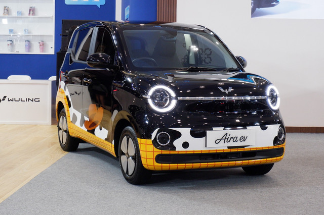 Wuling Aira ev di GIIAS Semarang. Foto: Aditya Pratama Niagara/kumparan