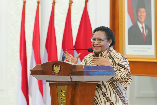 Wamendagri Ribka Haluk tekankan pentingnya konsistensi perencanaan pembangunan daerah agar selaras dengan pusat dan berdampak nyata bagi kesejahteraan masyarakat di Bappenas, Jakarta, Rabu (30/9/2026). Foto: Kemendagri RI
