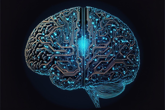Ilustrasi cyber brain, computer, brain. Foto: Pixabay Foto: