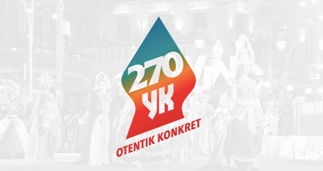 Logo dan tagline HUT ke-270 Kota Yogyakarta yang mengusung tema besar "Otentik Konkret". Foto: Dok. Istimewa.