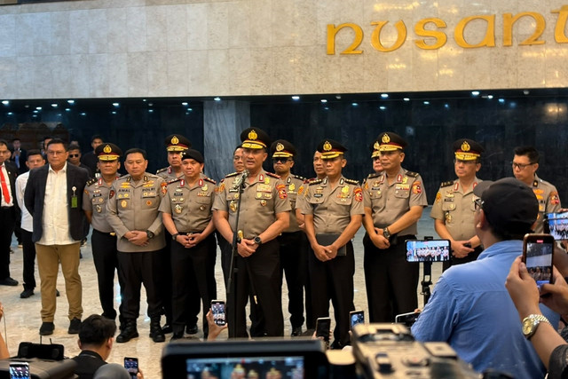 Calon Kapolri Komjen Pol Suyudi Ario Seto di Kompleks Parlemen, Senayan, Jakarta, Kamis (1/10/2026). Foto: Nauval Pratama/kumparan