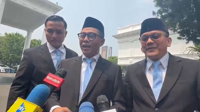Ketua Ombudsman Republik Indonesia, Nusran Joher ditemui di Istana Negara, Jakarta, Kamis (1/10/2026). Foto: Zamachsyari/kumparan