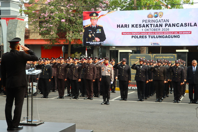 Peringati Harkitnas, Polres Tulungagung Teguhkan Semangat Persatuan