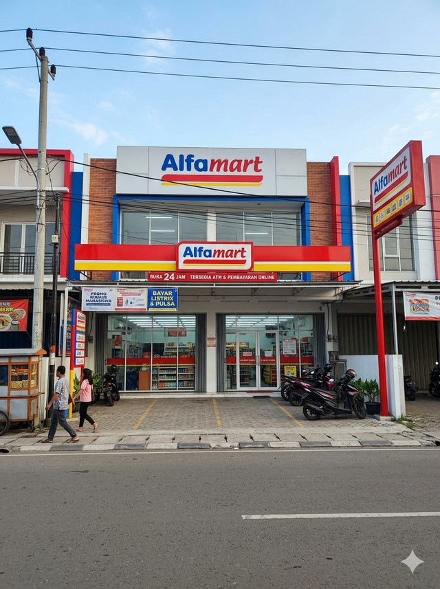Suasana bagian depan gerai sebagai lokasi implementasi sistem informasi manajemen berbasis data. Foto: Dokumen Pribadi