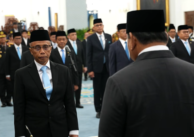 Dradjad H.Wibowo, Wakil Menko Perekonomian dilantik Presiden Prabowo, 1/10/2026. Foto: Youtube/Setpres RI
