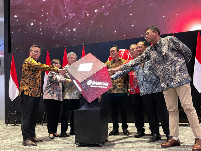 Acara launching Rekening Dana Nasabah (RDN) Online Bank INA yang diselenggarakan di Main Hall Bursa Efek Indonesia (BEI), Kamis (1/10/2026). Foto: Zulfa Salman