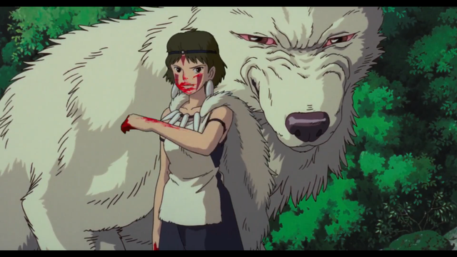 Film Animasi "Princess Mononoke" (sumber: dokumentasi pribadi)